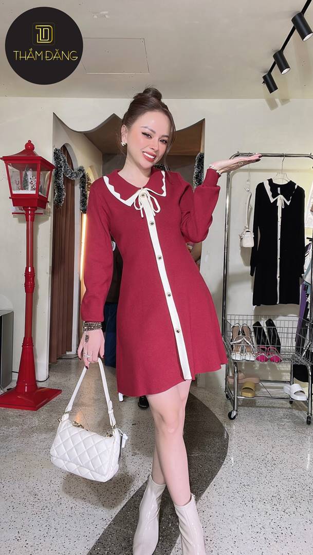 Thắm Đặng - Top mẫu đầm tay dài thời trang cho thu đông 2023