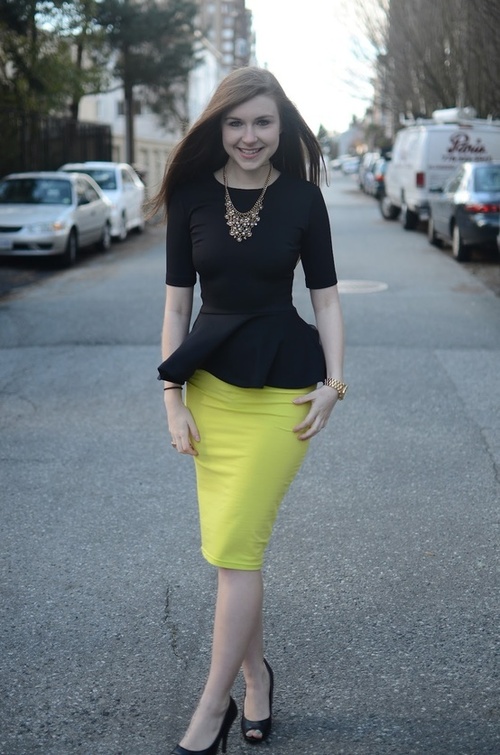 10 cách phối đồ với chân váy bút chì  Blog mặc đẹp