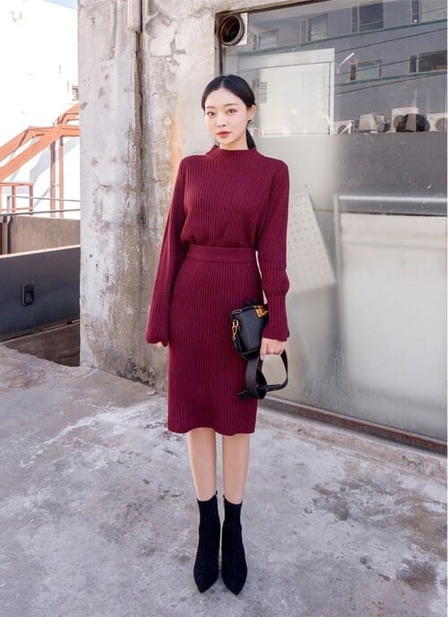 Đổi gió với những mẫu váy len đẹp cho bạn gái thỏa sức thả dáng ngày đông  về  Thời trang  Việt Giải Trí