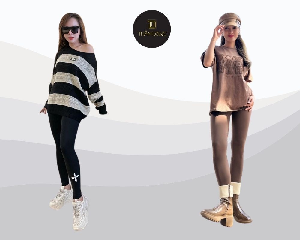 Chọn size quần legging dễ dàng bằng cách tham khảo size quần tây hoặc quần jean