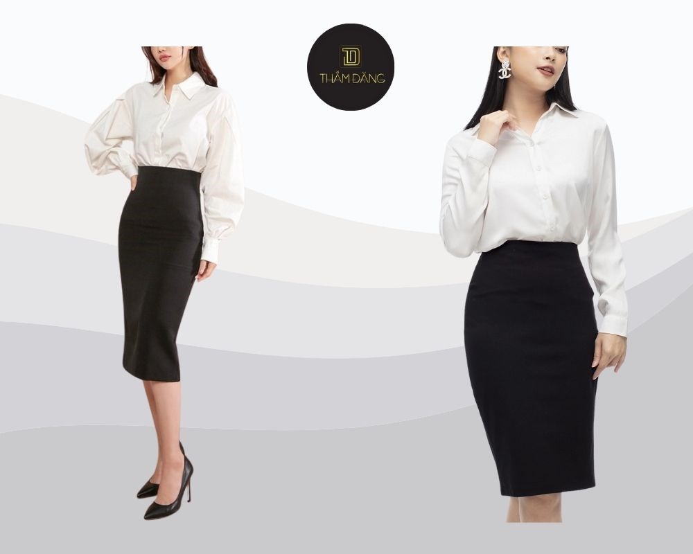 Set đồ mang đến vẻ ngoài vừa nữ tính vừa sang trọng cho các phái đẹp thích phong cách tối giản phù hợp với mọi hoàn cảnh