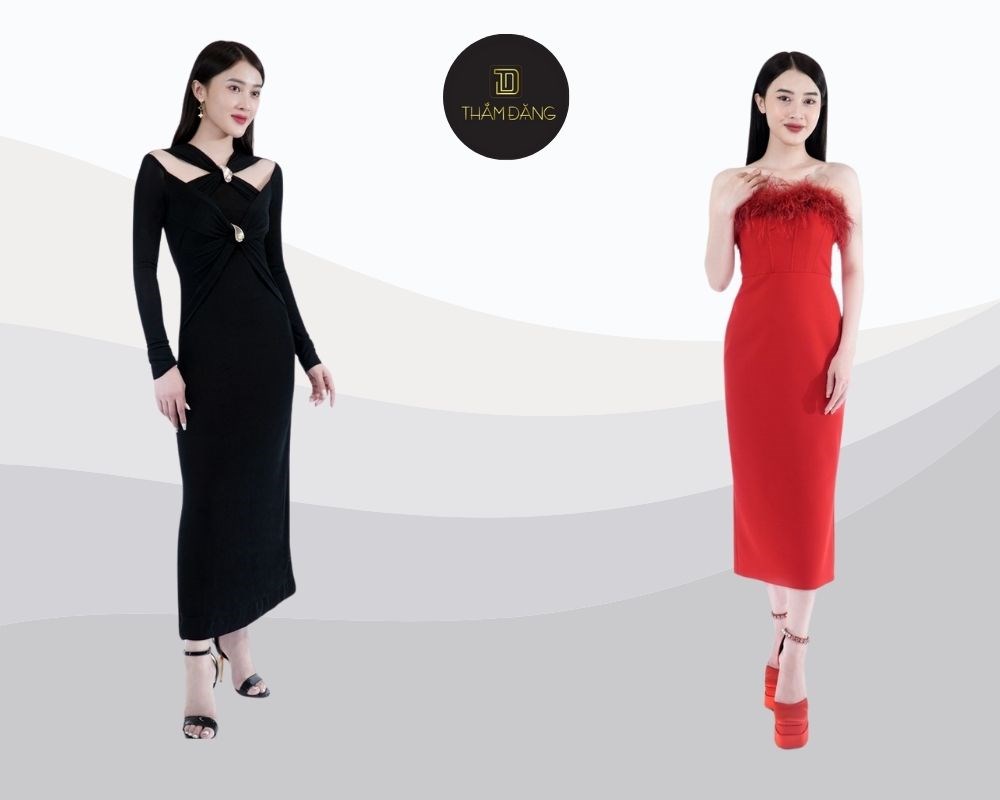Váy bodycon phối giày cao gót mang lại vẻ đẹp quyến rũ, tôn dáng tuyệt đối