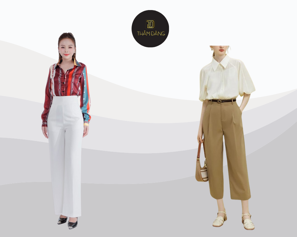 Cách phối đồ với áo sơ mi form rộng công sở thanh lịch chuyên nghiệp cho ngày làm việc năng động
