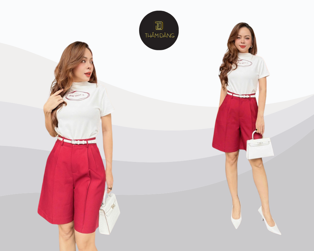 Phối đồ cùng quần ngố mang lại tính ứng dụng cao trong nhiều hoạt động