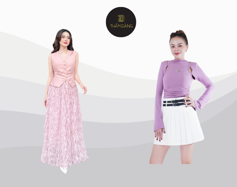 Hồng pastel tạo cảm giác nhẹ nhàng, nữ tính và làm sáng làn da ngăm