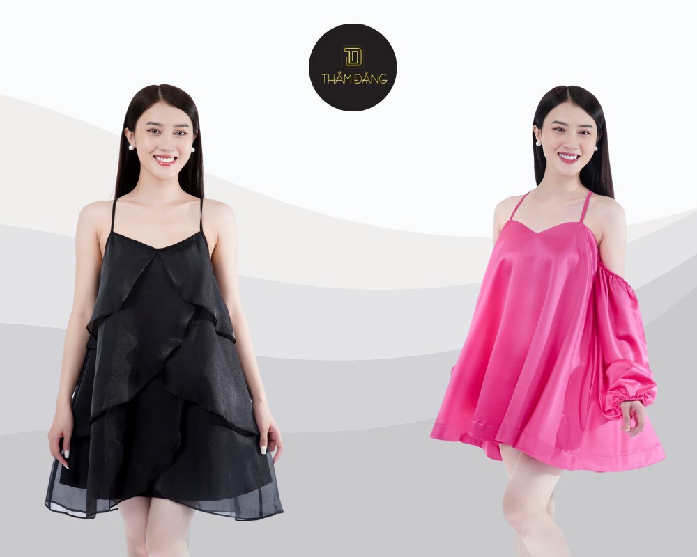 Váy babydoll nhẹ nhàng phối cùng phụ kiện xinh xắn mang đến vẻ ngoài ngọt ngào, bay bổng giữa nắng gió Phú Quốc