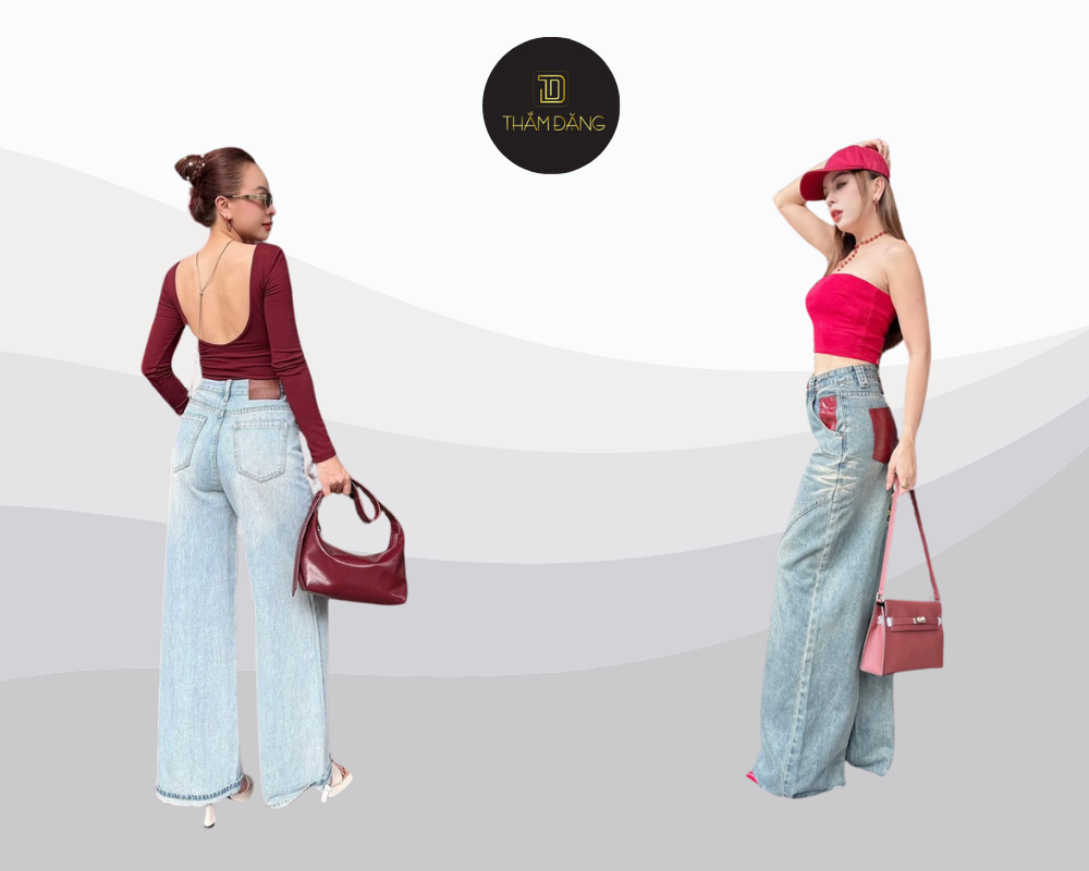 Set croptop ba lỗ cùng quần ống rộng mang lại vẻ năng động, cá tính và thoải mái tuyệt đối cho hành trình khám phá Phú Quốc