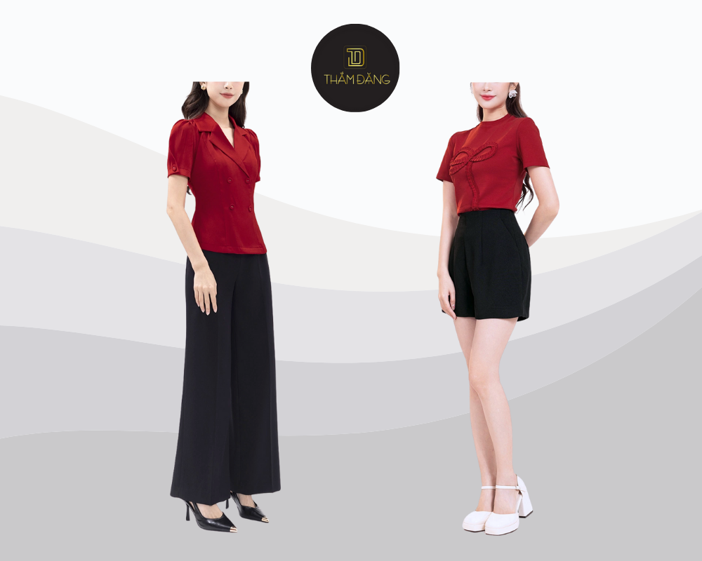 màu đỏ phối với màu gì mang lại sự sang trọng