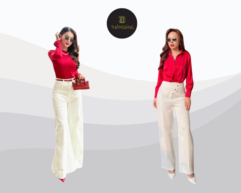 màu đỏ phối với màu gì tạo nên tổng thể tươi sáng