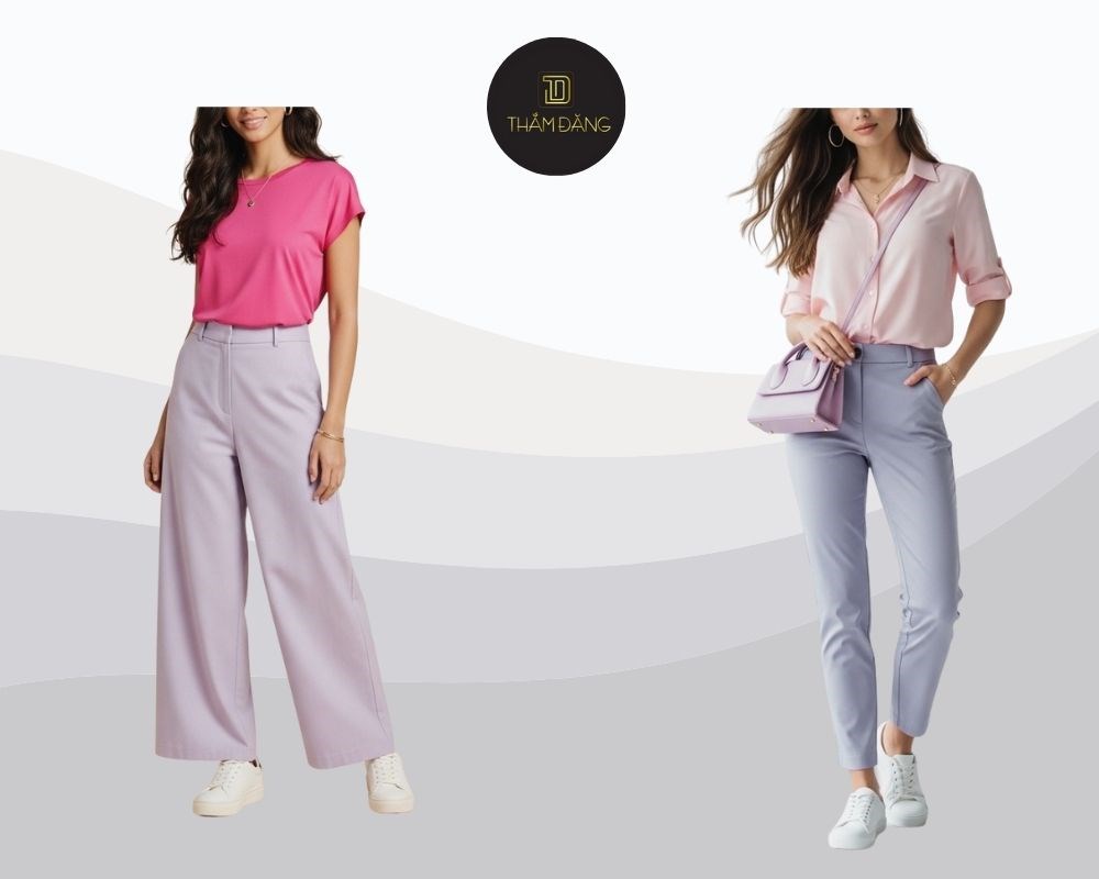 Cách kết hợp màu nóng và màu lạnh sành điệu