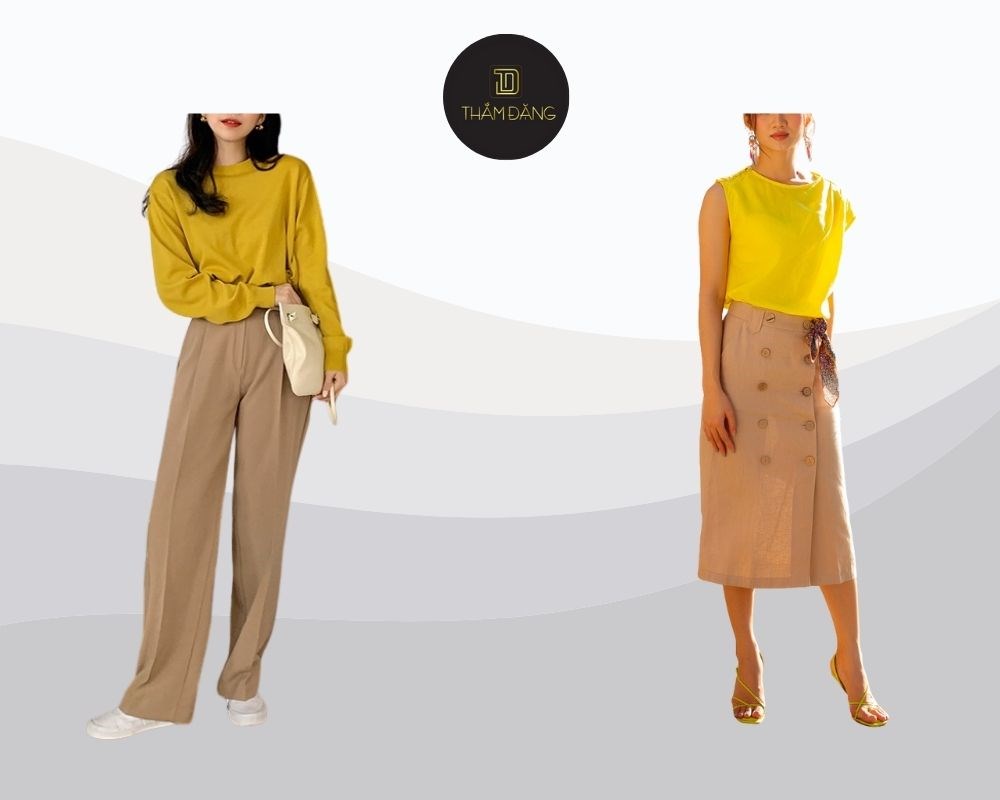 mix đồ màu vàng chanh đẹp