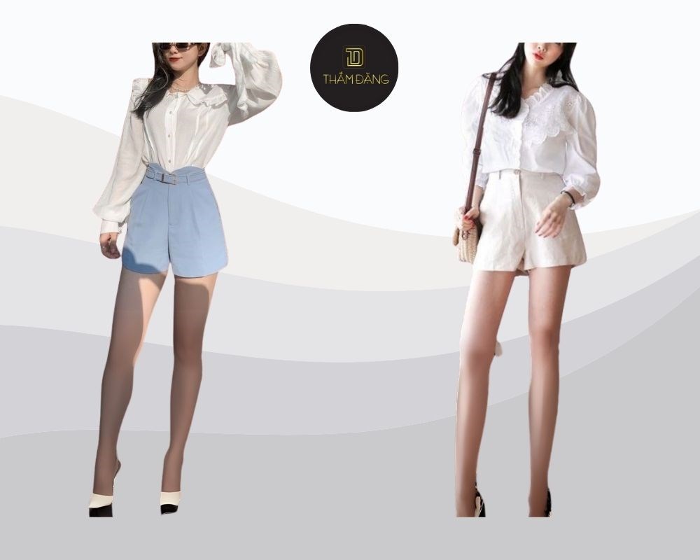 Mix quần short lưng cao cùng áo cách điệu đầy sáng tạo, mang đến phong cách độc đáo và cá tính
