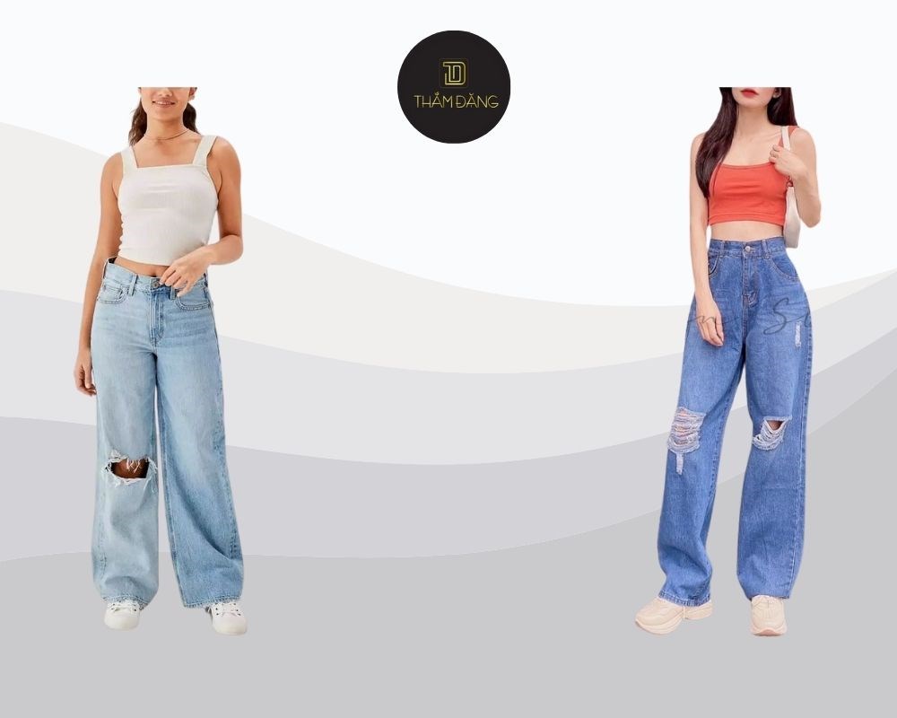 Năng động và cuốn hút với áo croptop quần ống rộng