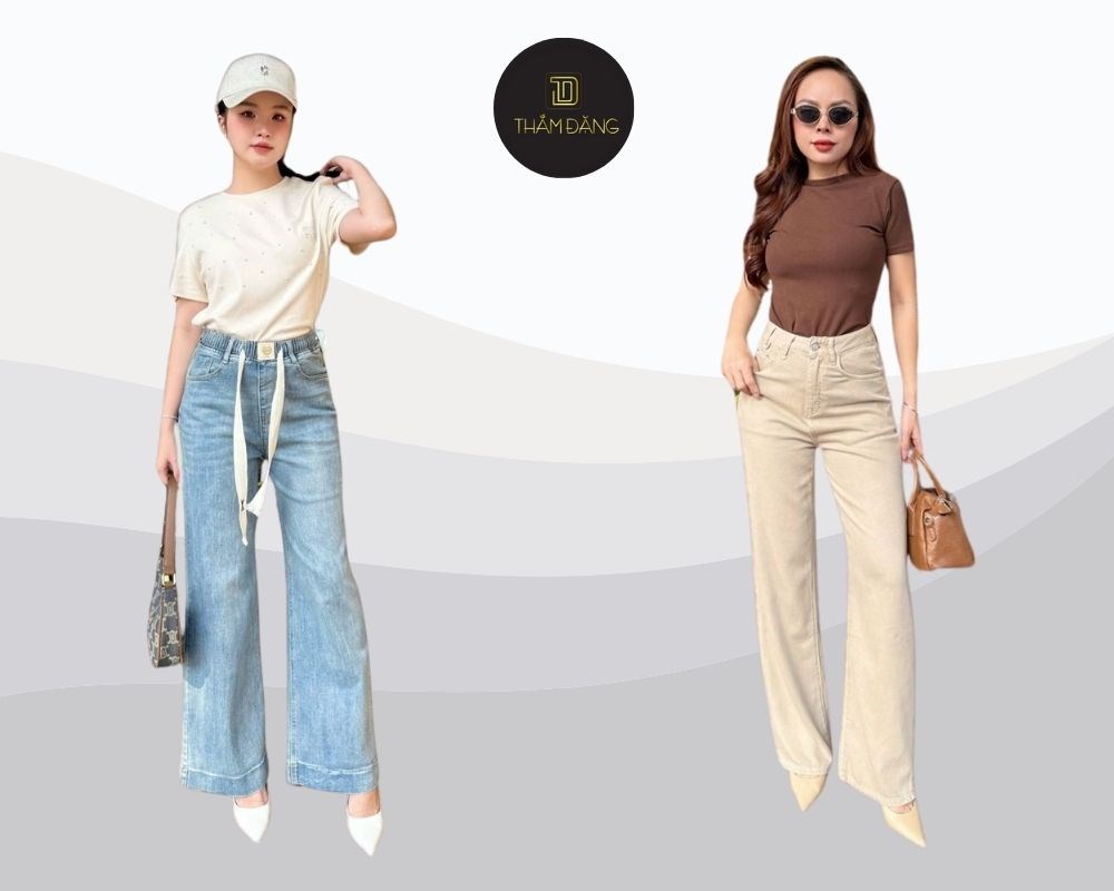 Đơn giản nhưng cực kỳ thời thượng, áo thun và quần ống suông chính là bộ đôi hoàn hảo cho những buổi dạo phố cuối tuần