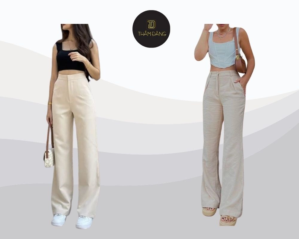 Đậm chất hiện đại, áo bra top phối cùng quần ống suông giúp bạn nổi bật, mang lại vẻ đẹp quyến rũ nhưng không kém phần tinh tế