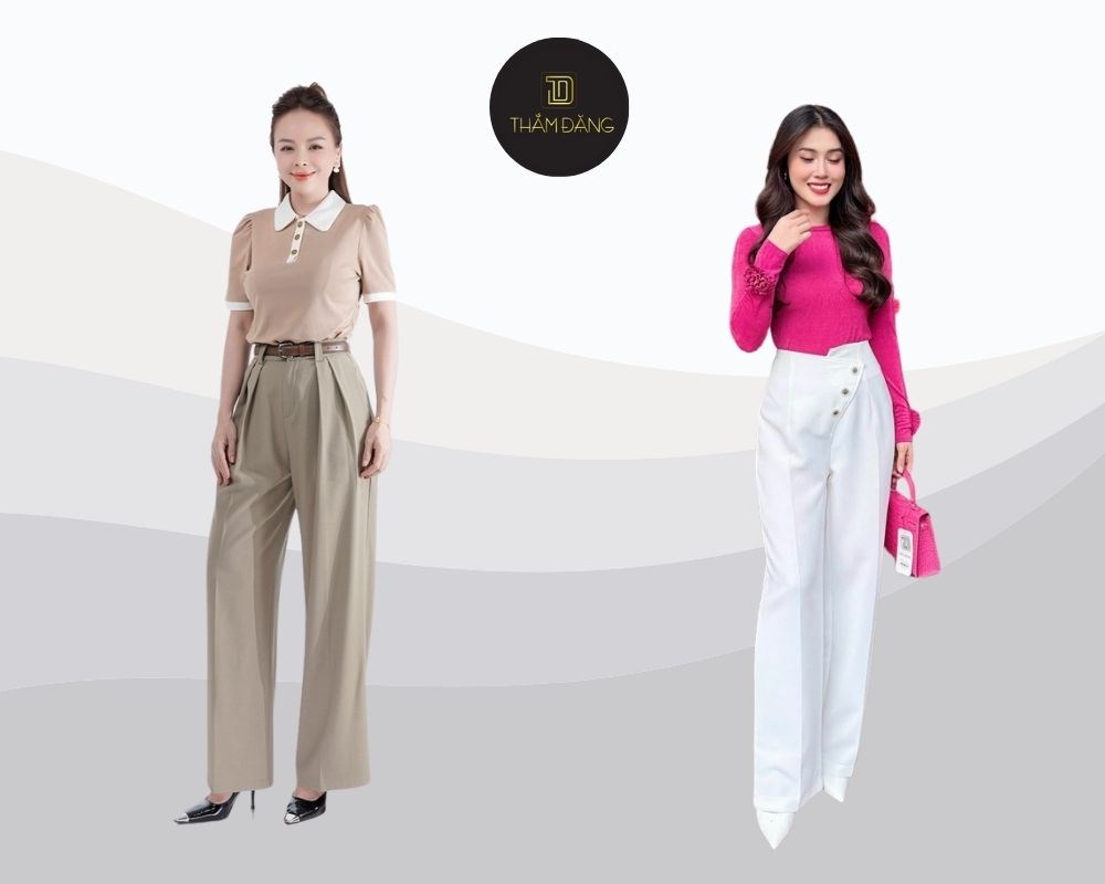 Cân bằng tỷ lệ cơ thể và chọn giày phù hợp, bạn sẽ dễ dàng tạo dựng những set đồ ống suông tuyệt vời