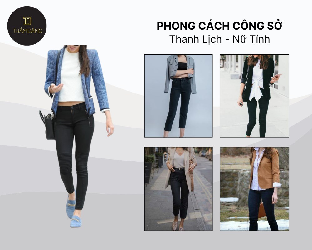 Phong cách công sở thanh lịch cùng áo sơ mi