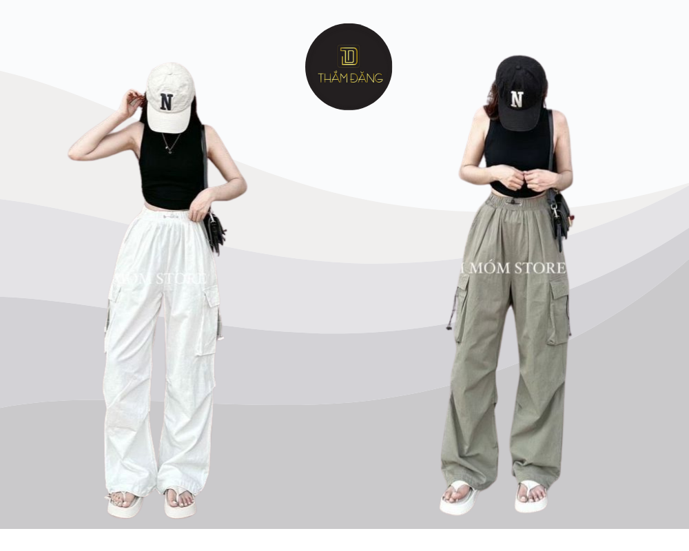 Quần jogger nữ ống suông là một phiên bản hiện đại hơn của quần jogger truyền thống