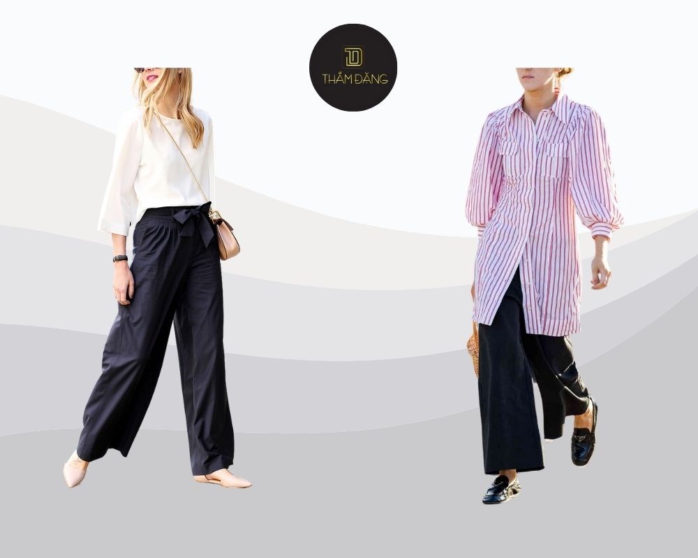 quần ống rộng mang giày gì cao người cao? Gợi ý giày slip-on trẻ trung
